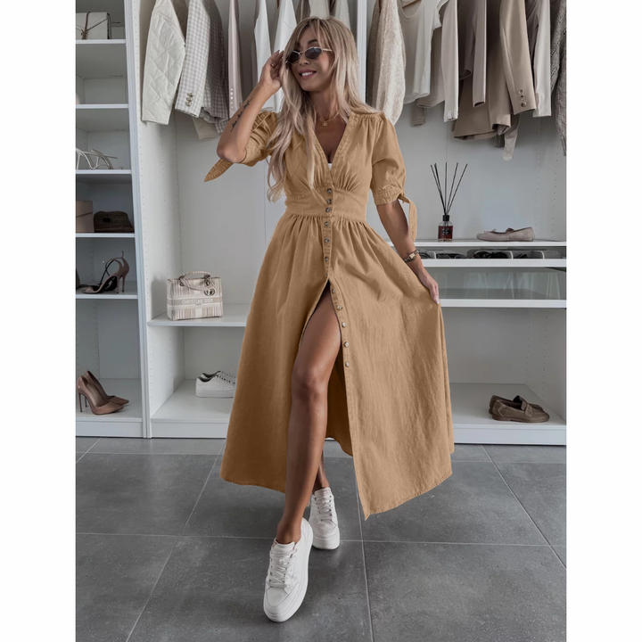 Giulia | Abito Elegante con Bottoni