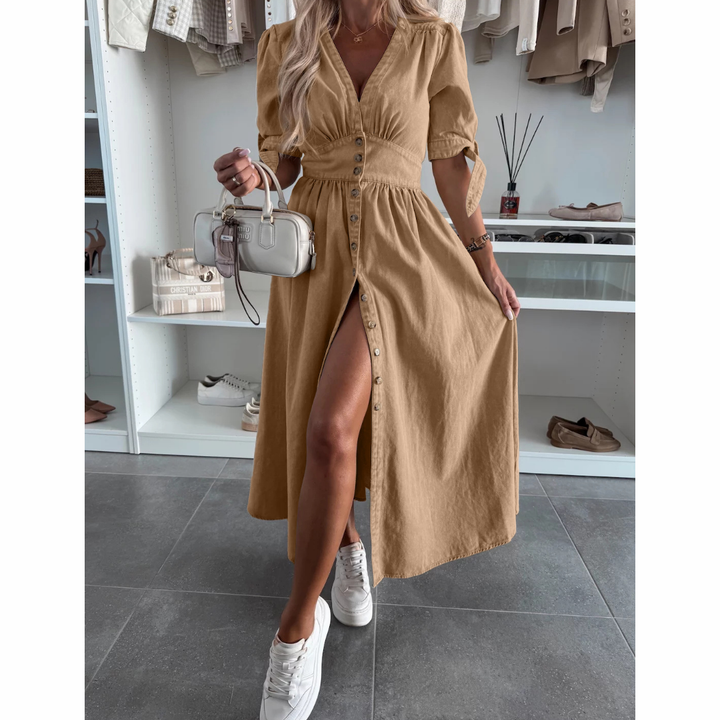 Giulia | Abito Elegante con Bottoni