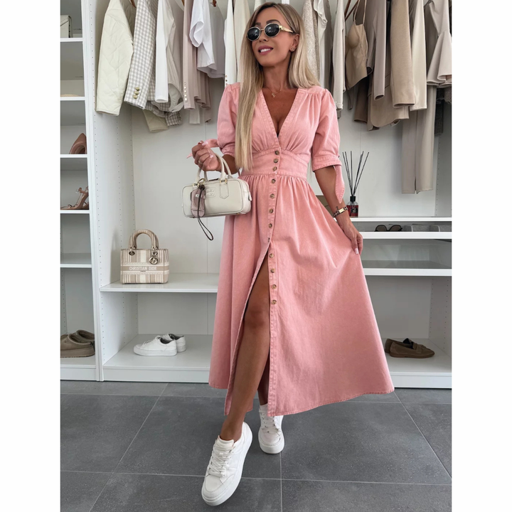 Giulia | Abito Elegante con Bottoni