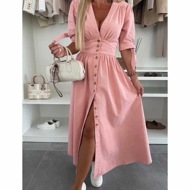 Giulia | Abito Elegante con Bottoni