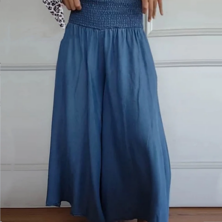 GINEVRA™ | Jeans Palazzo a Vita Alta
