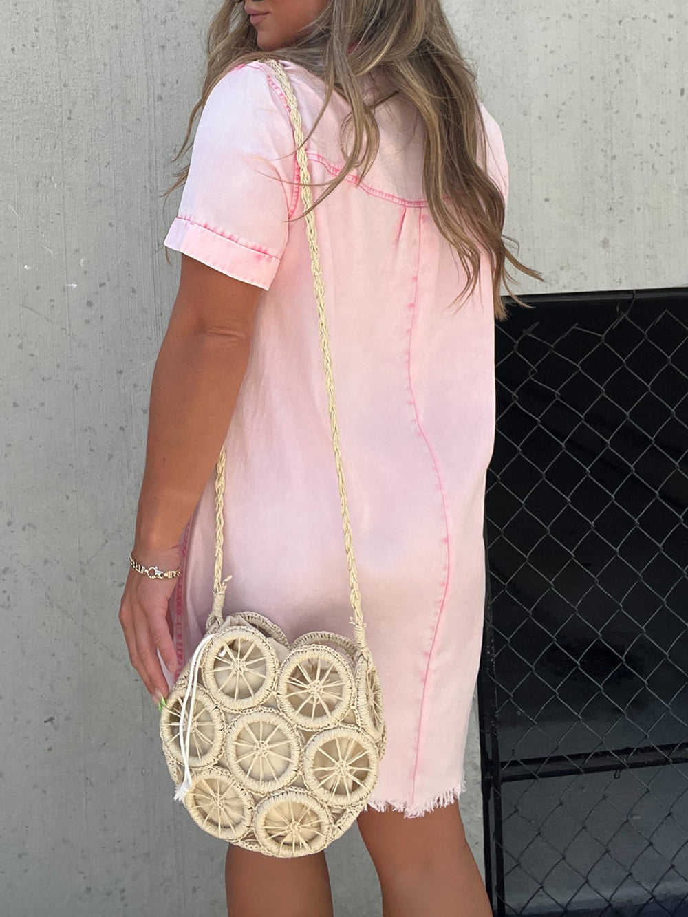 Sorriso Rosa | Abito Camicia in Tencel