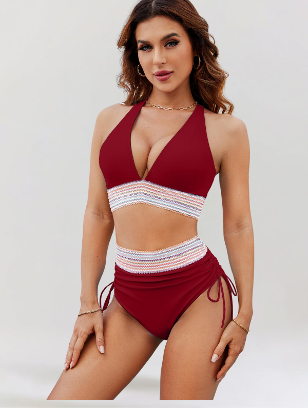 LIDIA™ | Bikini Snellente a Vita Alta