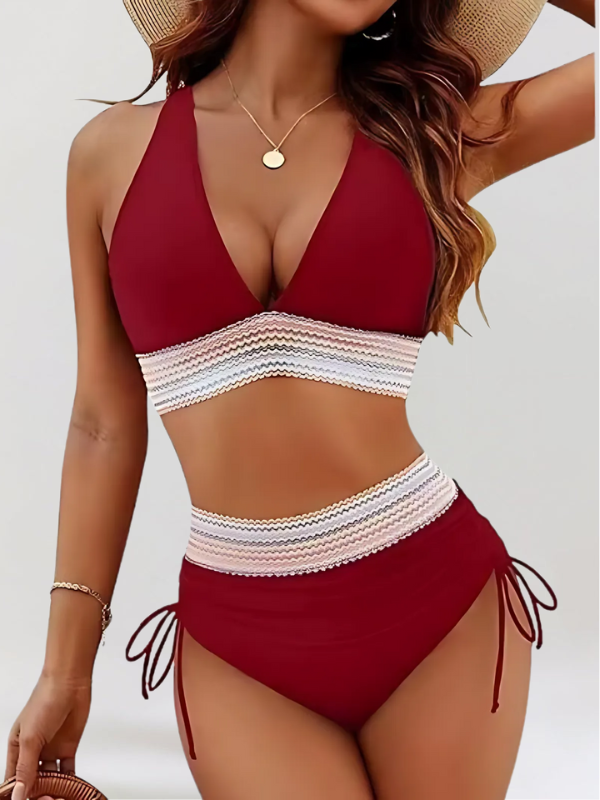 LIDIA™ | Bikini Snellente a Vita Alta