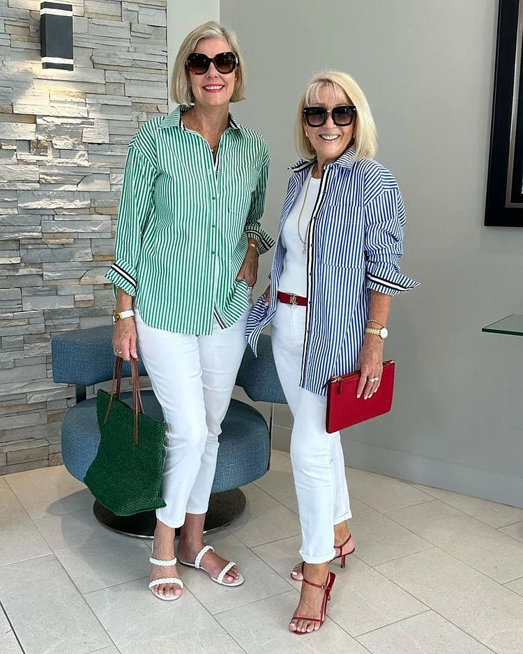 Marta | Camicia Casual a Righe