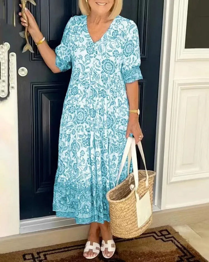 Vittoria™ | Abito Boho Chic con Scollo a V