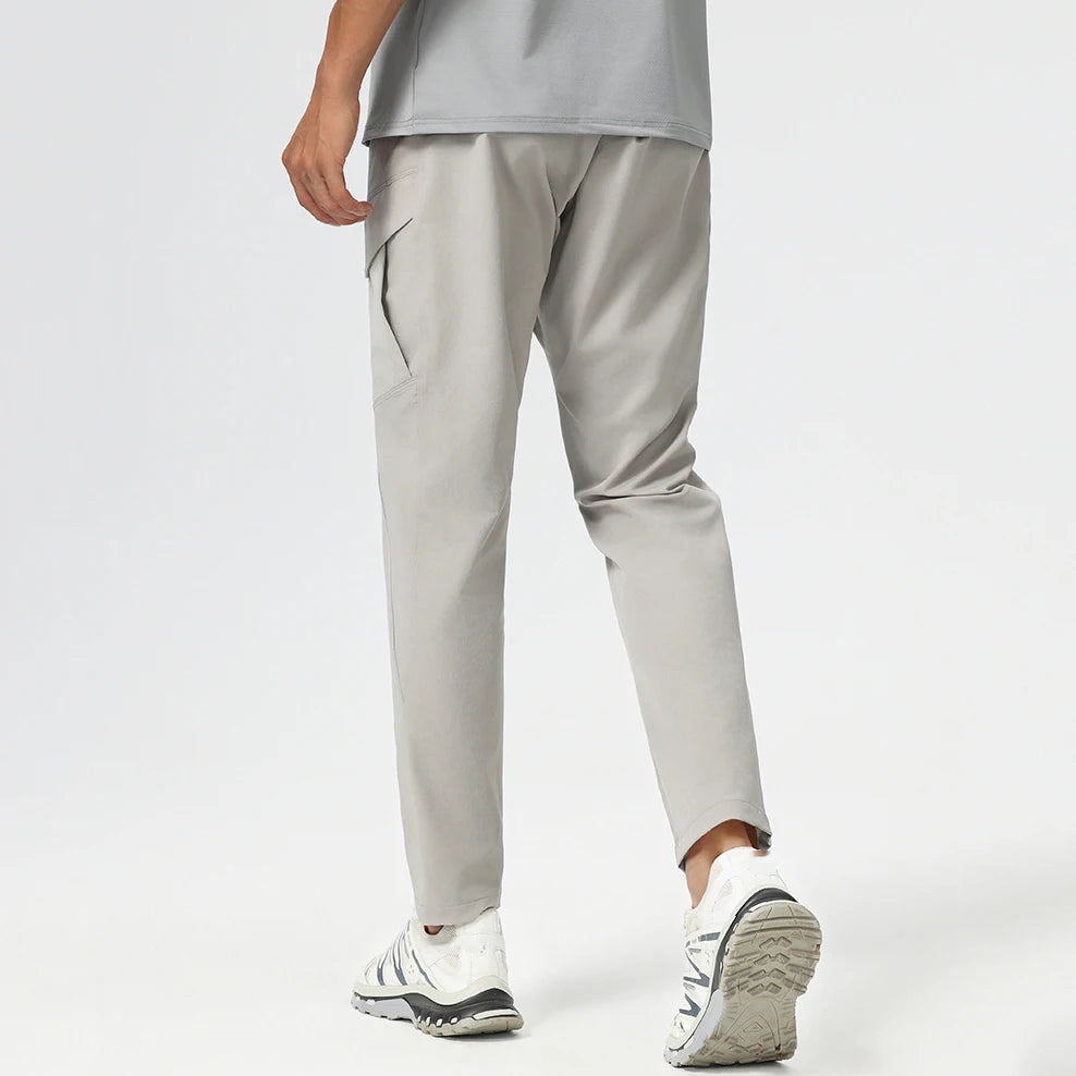 Pantaloni Cargo Uomo a Gamba Dritta Sportivi