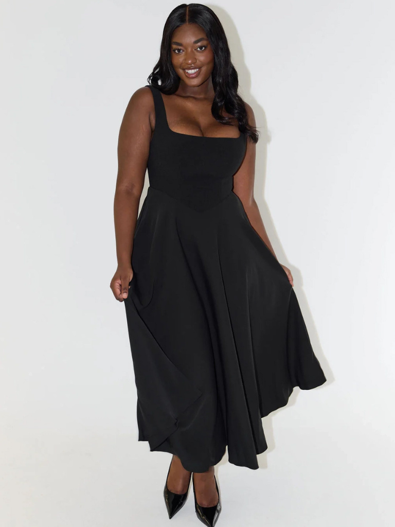 Scarletta™ | Abito Elegante con Scollo a Cuore