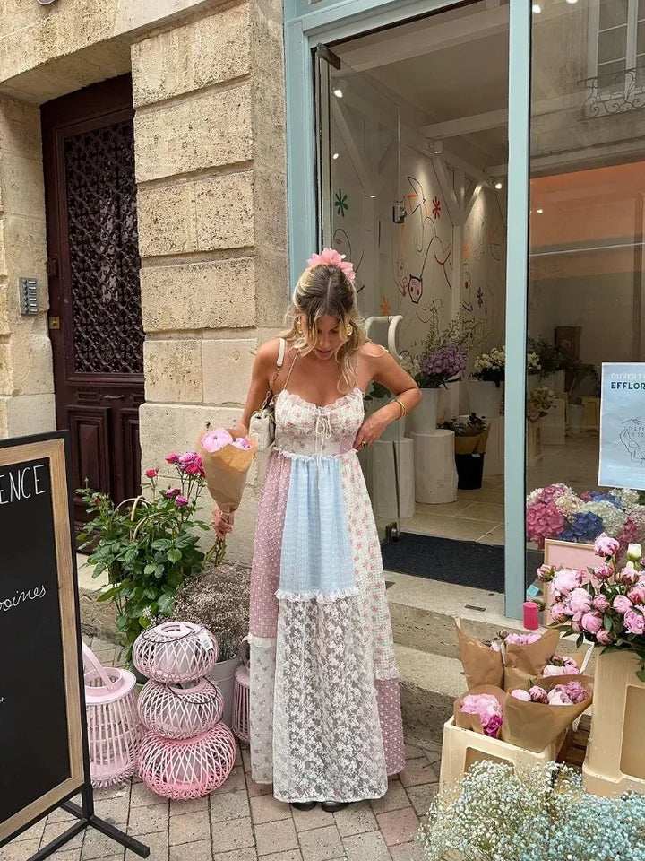 Viviana™ | Abito Patchwork con Spalline Regolabili