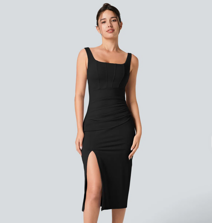 Luna | Abito Midi Fasciato