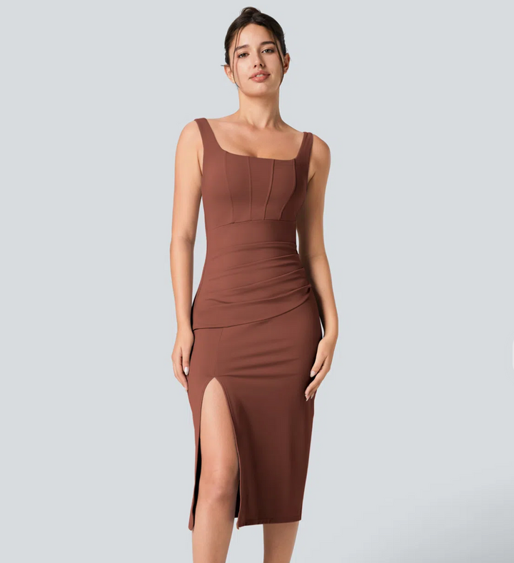 Luna | Abito Midi Fasciato