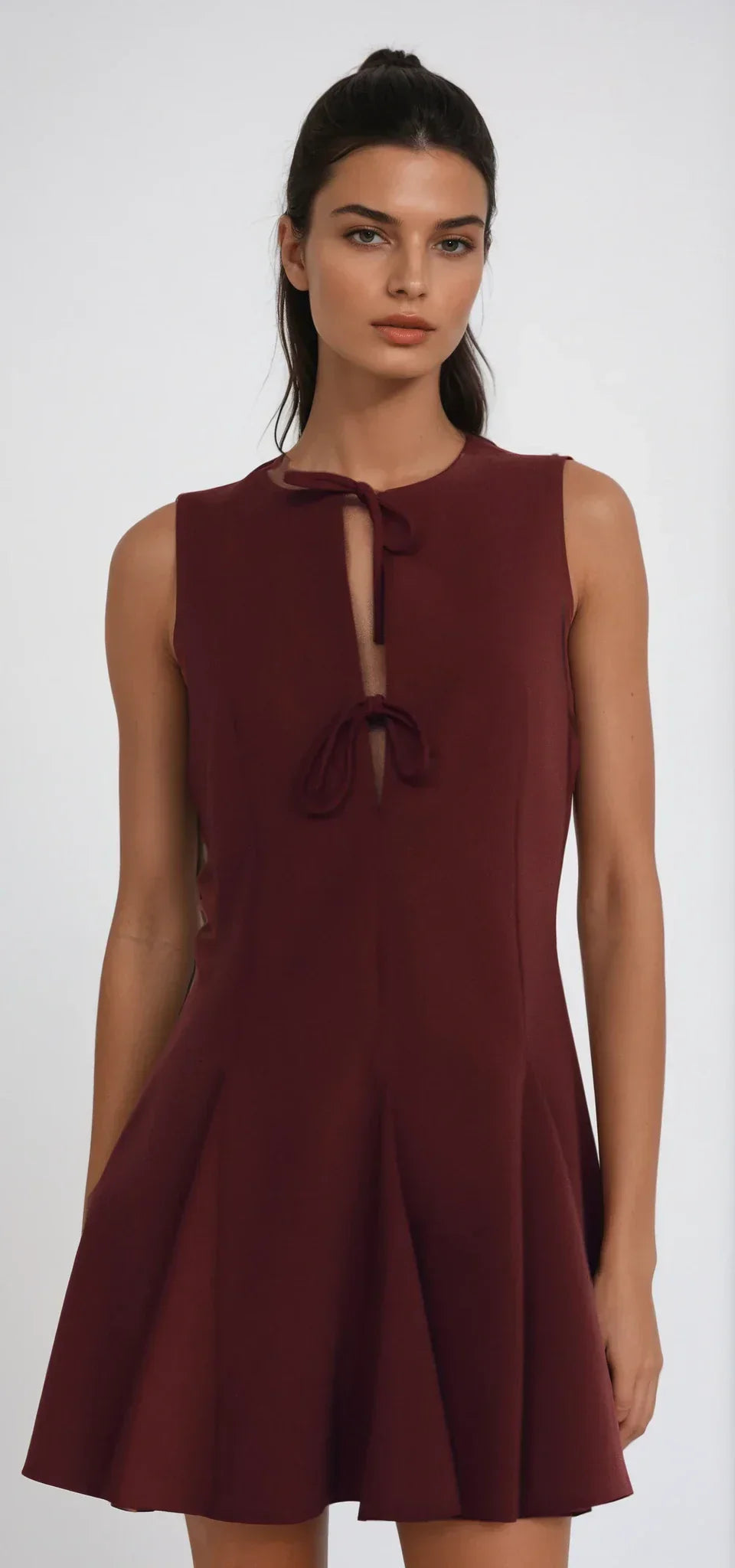 Agnese™ | Abito Plissettato Raffinato