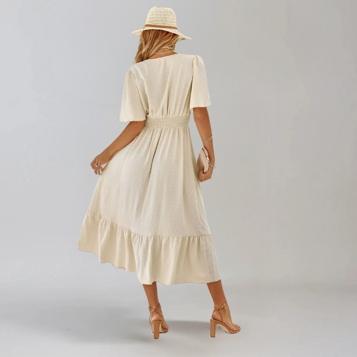 Aria™ | Abito Midi con Scollo a V