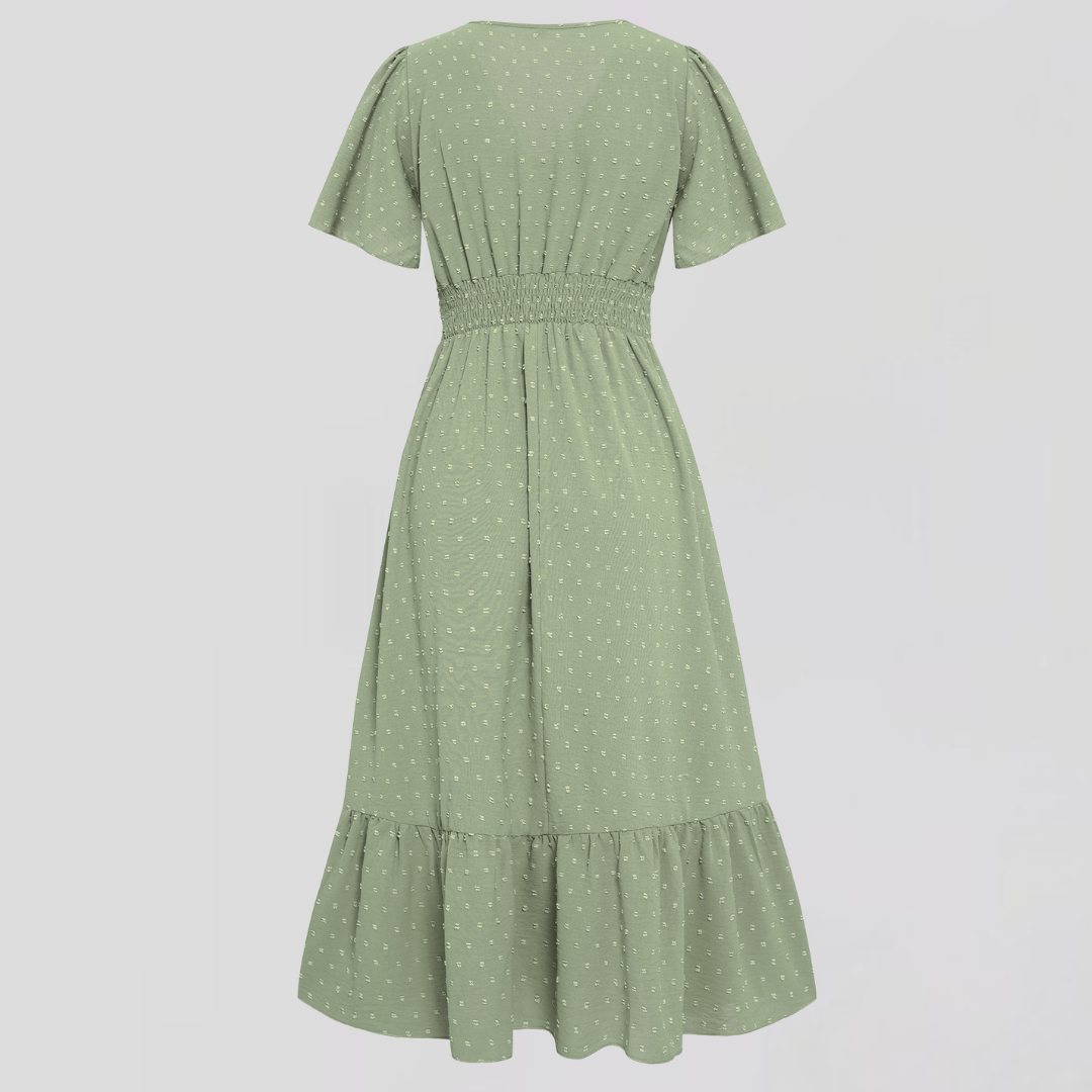 Aria™ | Abito Midi con Scollo a V