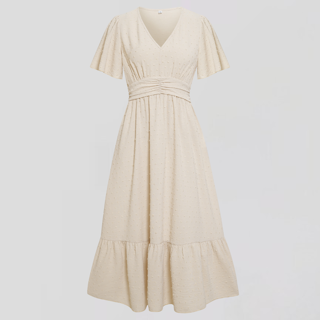 Aria™ | Abito Midi con Scollo a V