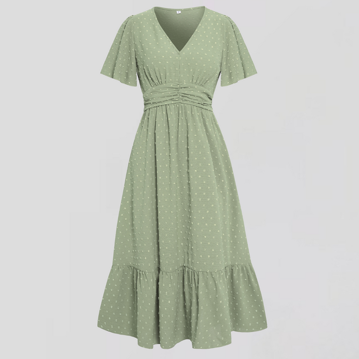 Aria™ | Abito Midi con Scollo a V