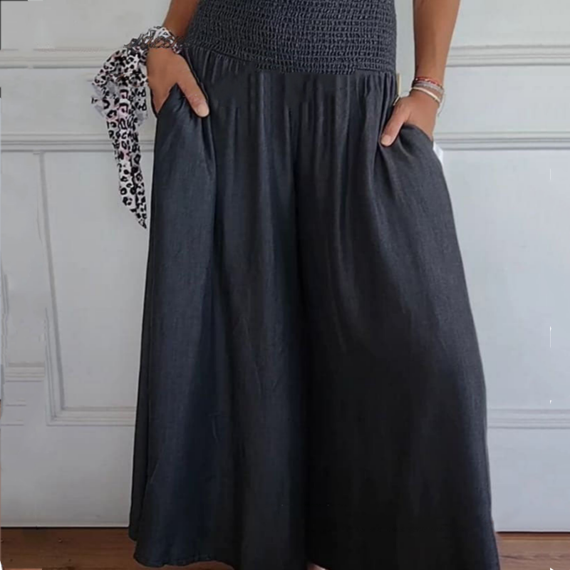 GINEVRA™ | Jeans Palazzo a Vita Alta