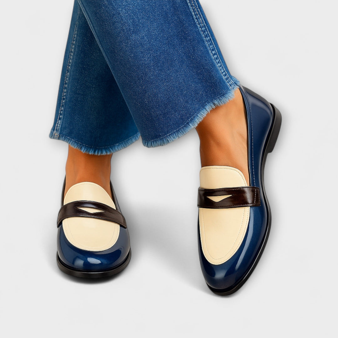 Claudia™ | Loafer Bicolore con Stile Senza Tempo