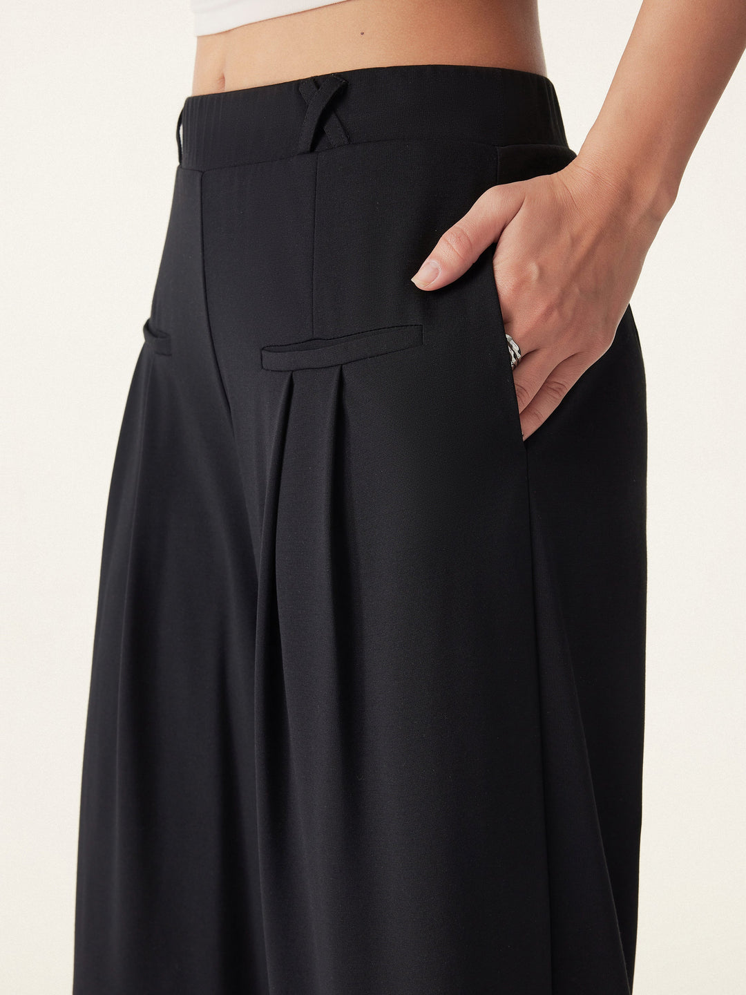 Bambora™ | Pantaloni a Gamba Larga in Bambù con Tasche