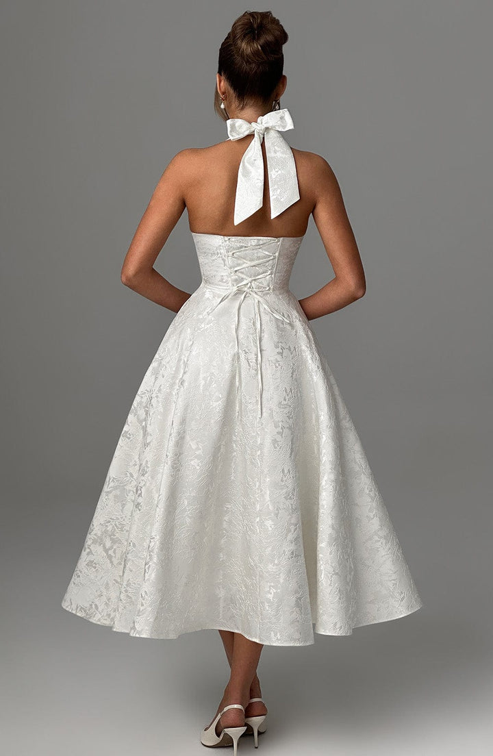 Ara | Abito Midi con Scollo a Halter