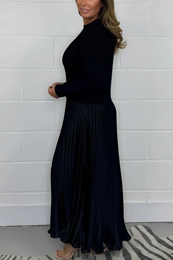 Ambra | Completo Maglione & Gonna Plissettata