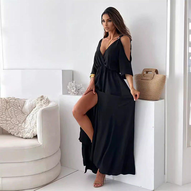 Isabella™ | Vestito Maxi con Spacco Elegante