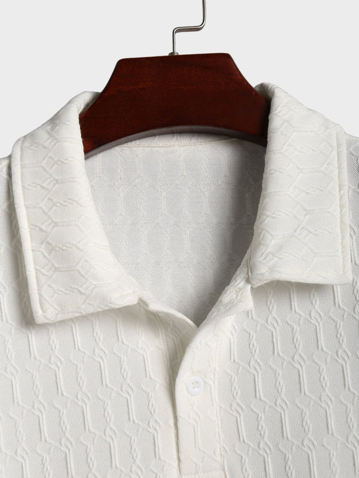 Palermo | Maglia Polo a Treccia