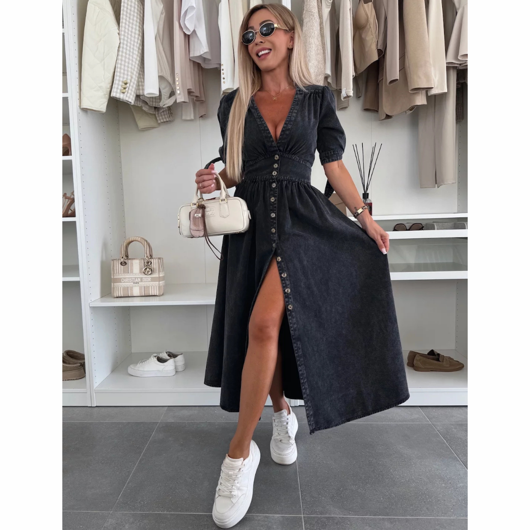 Giulia | Abito Elegante con Bottoni