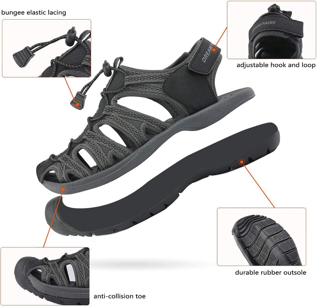 SoleViva™ | Sandali Estivi da Passeggio con Punta Chiusa