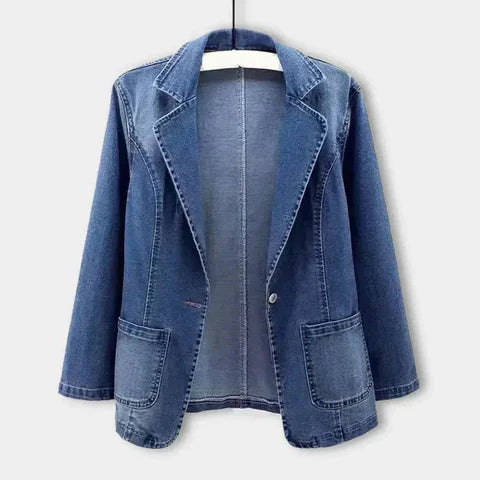 Sofia™ | Blazer in Denim Elegante per Donna