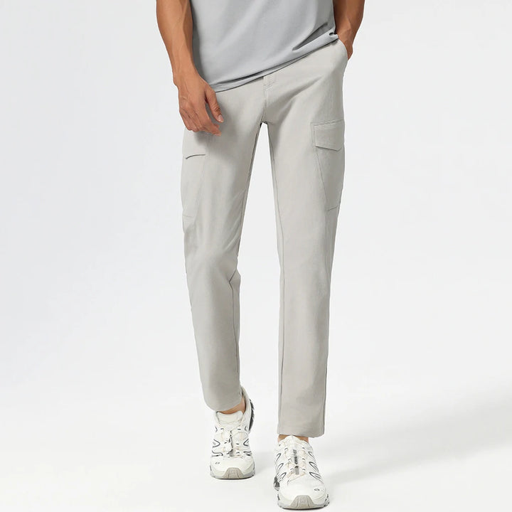 Pantaloni Cargo Uomo a Gamba Dritta Sportivi