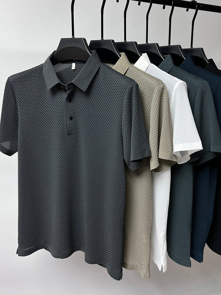Strava™ | Polo Uomo Elegante in Tessuto Premium