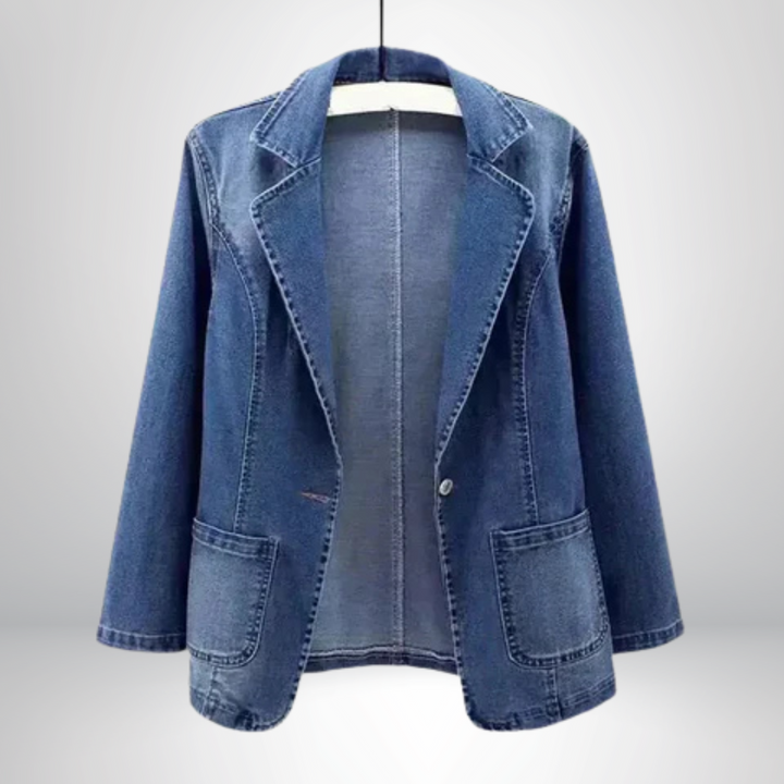 Sofia™ | Blazer in Denim Elegante per Donna