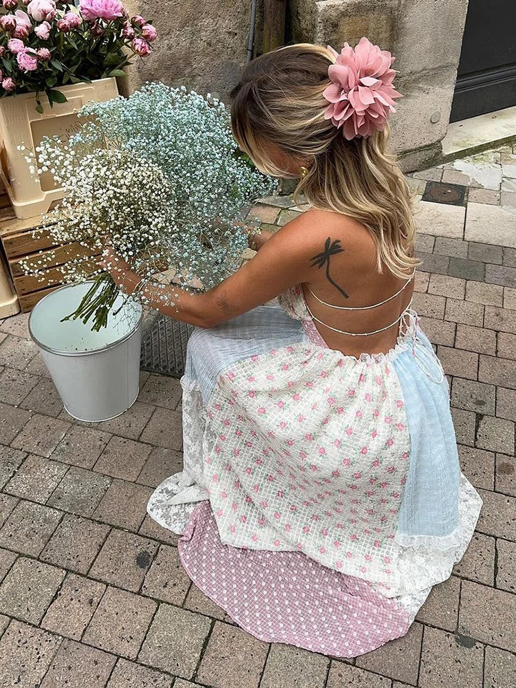 Viviana™ | Abito Patchwork con Spalline Regolabili