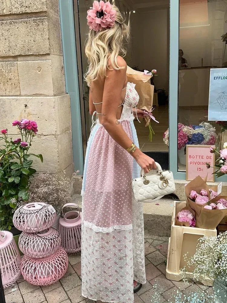 Viviana™ | Abito Patchwork con Spalline Regolabili