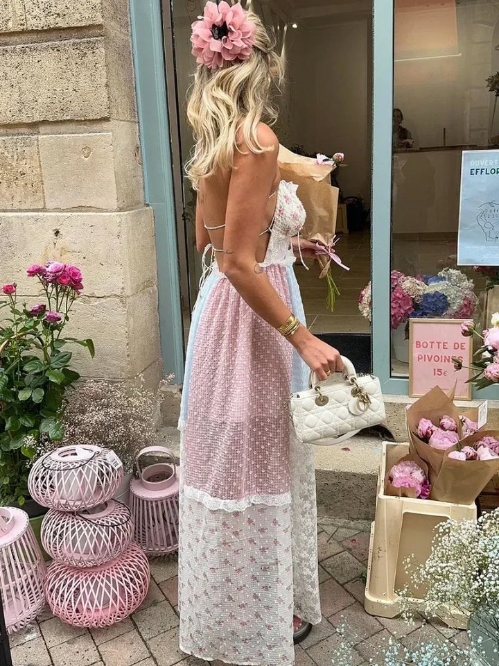 Viviana™ | Abito Patchwork con Spalline Regolabili