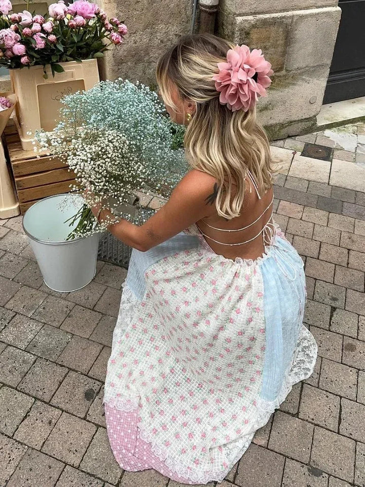 Viviana™ | Abito Patchwork con Spalline Regolabili