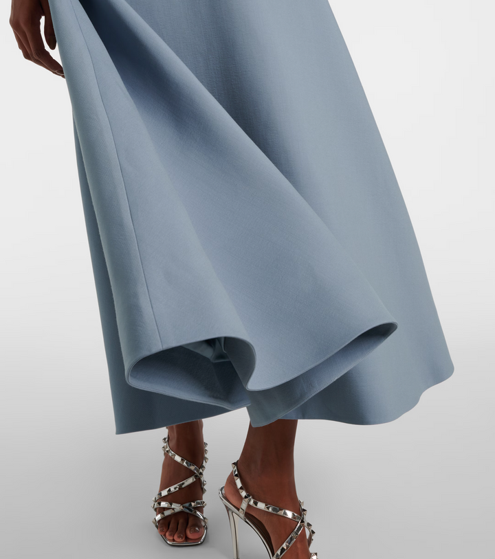 Raffaella™ | Abito Svasato con Fiocchi e Perline