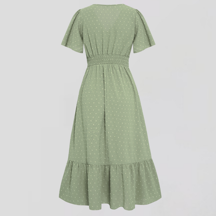 Aria™ | Abito Midi con Scollo a V