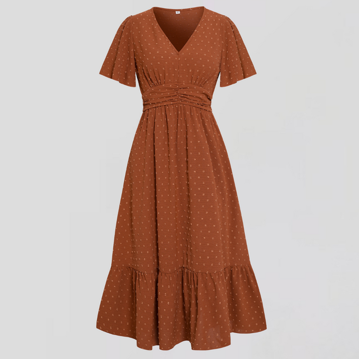 Aria™ | Abito Midi con Scollo a V