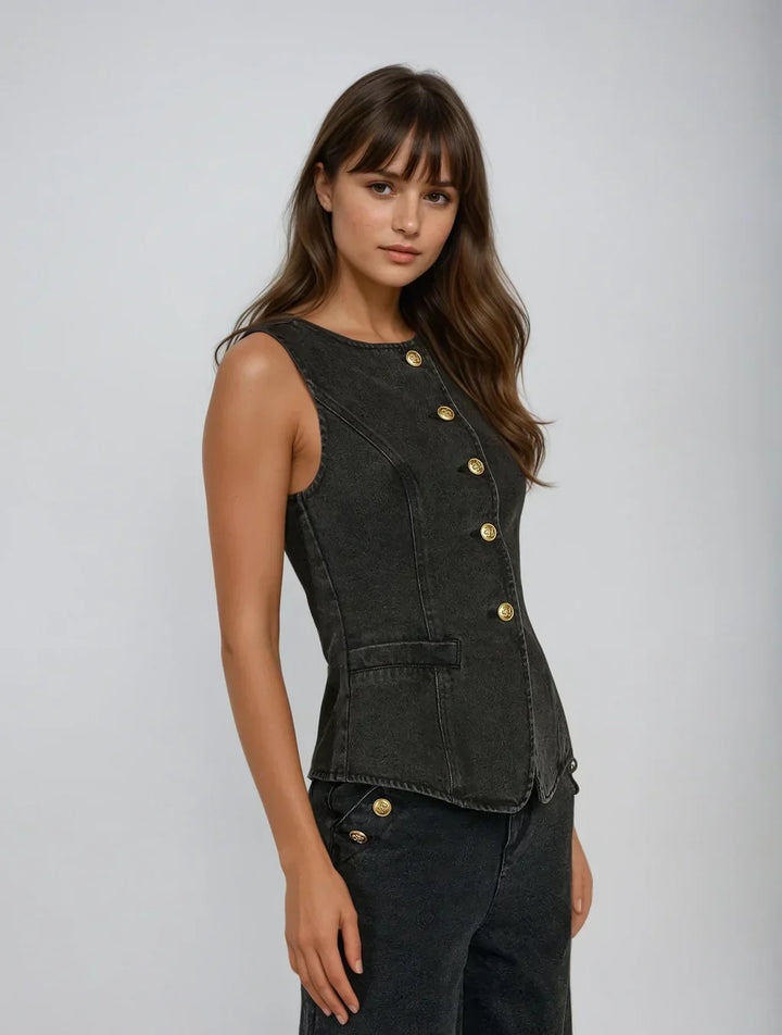 Corinne™ | Completo Denim Raffinato