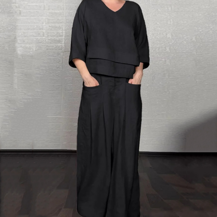 VALENTINA | Set 2 Pezzi con Vestibilità Rilassata e Stile Minimal per Tutti i Giorni