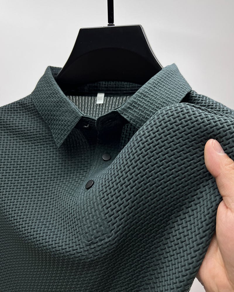 Strava™ | Polo Uomo Elegante in Tessuto Premium