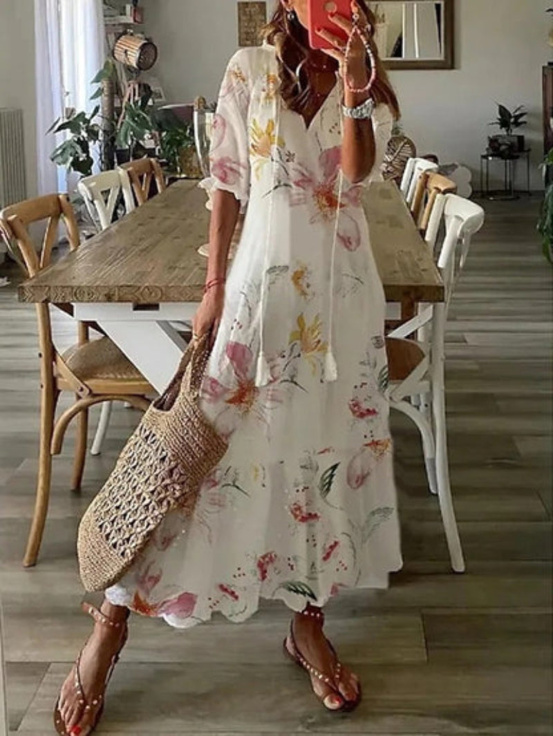 Sophia | Abito Estivo Boho d’Ispirazione Vintage