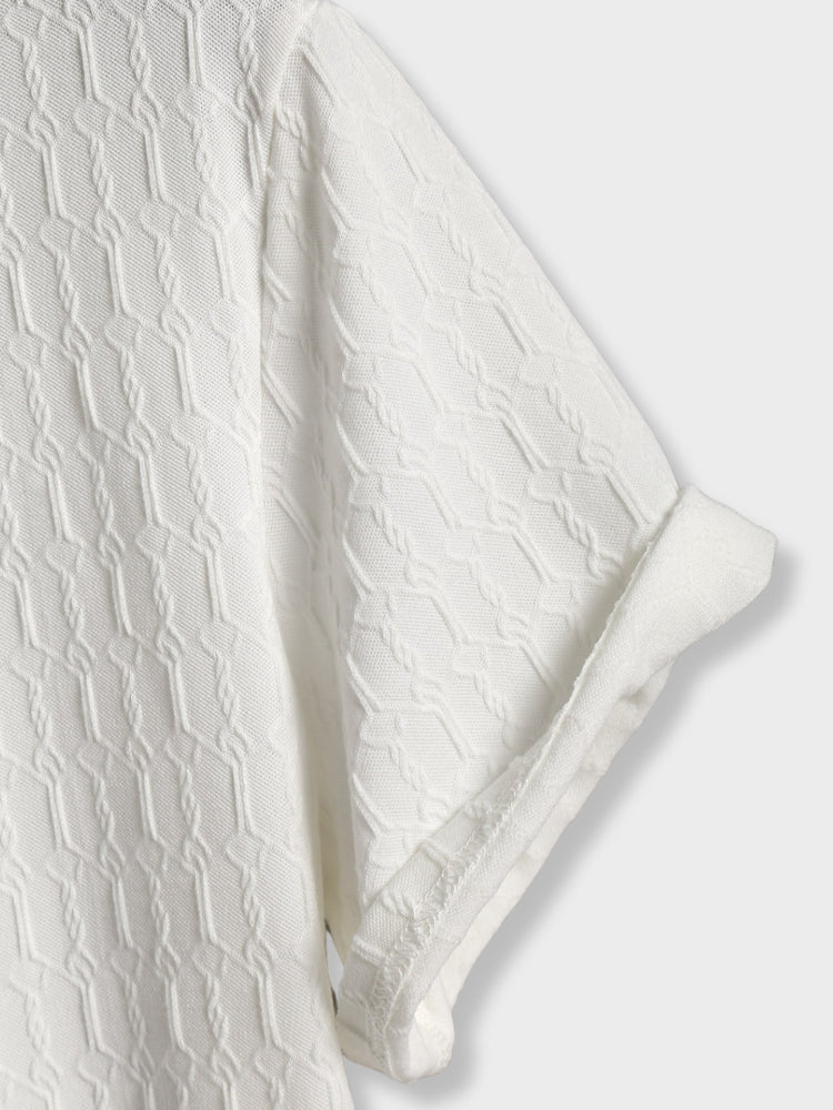 Palermo | Maglia Polo a Treccia